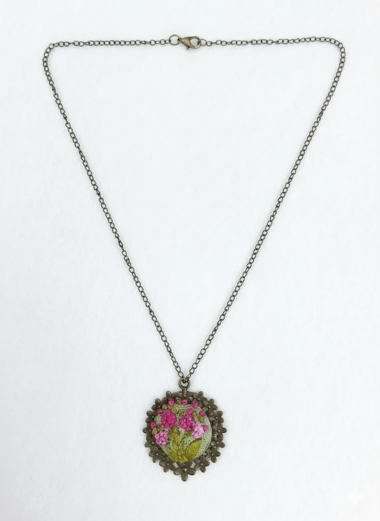 Enchanted Garden Floral Pendant