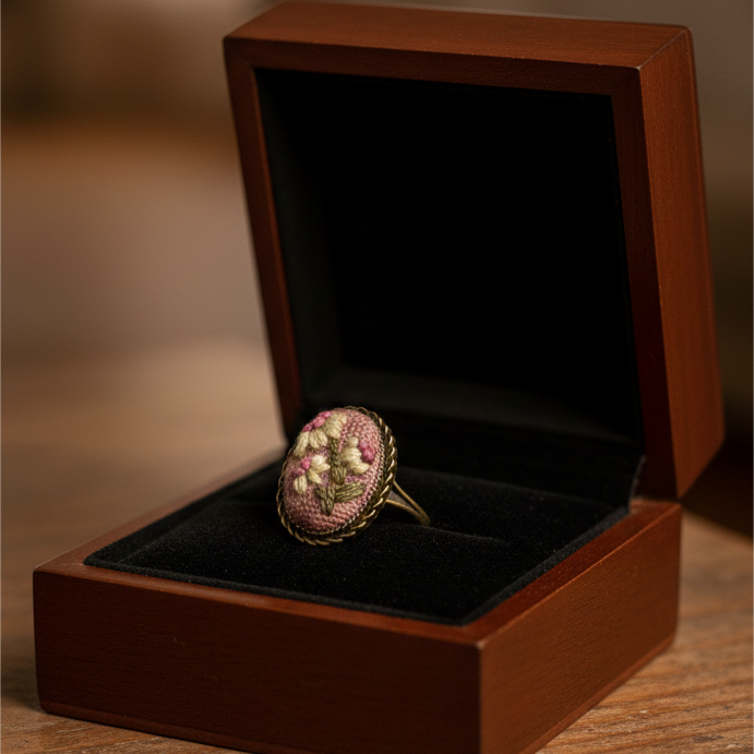 Heritage Floral Medallion Ring